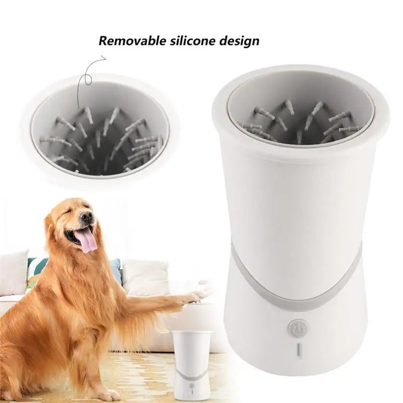 Automatic Dog Paws Cleaner Pet Foot Washer Cup Portable Paw Cleaner for Small and Medium-Sized Dogs Silicone Dog Paw Cleaner Cup